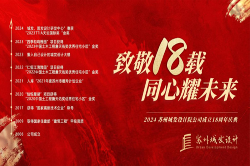 記憶丨蘇州城發(fā)設(shè)計(jì)喜迎十八周年慶！